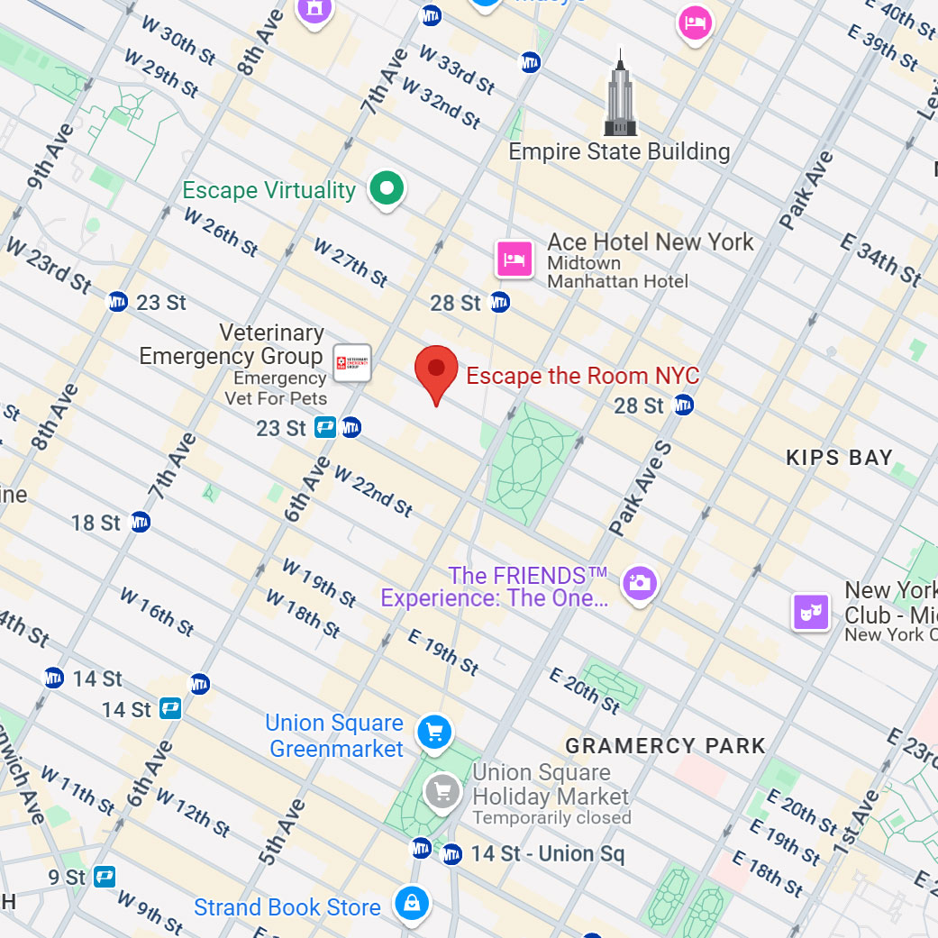 Escape the Room NYC Google Maps 04 28 2025 03 33 PM - New York