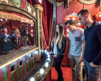 Birthday party celebration at Escape The Room