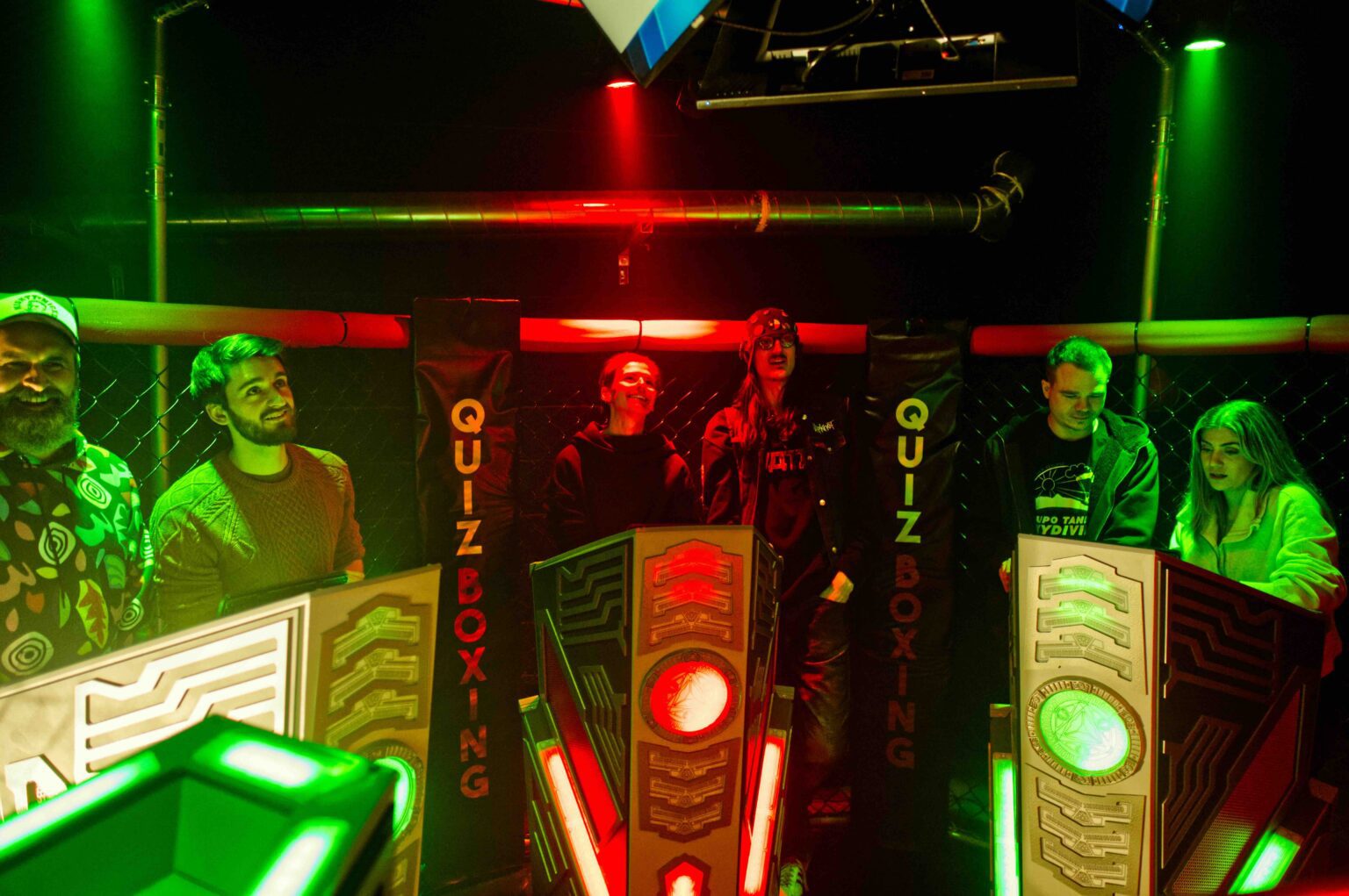 Birthday party celebration at Escape The Room