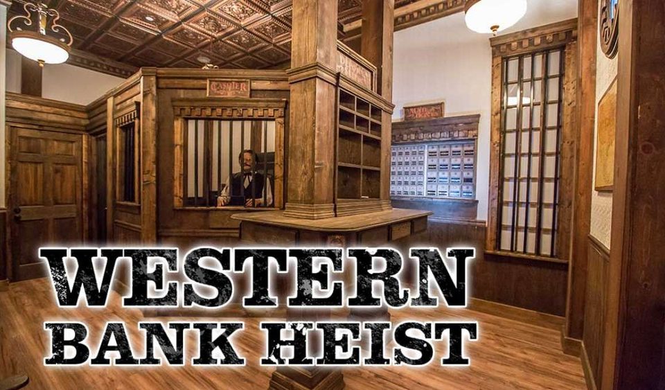 Western Bank Heist escape room at Escape The Room Fort Worth