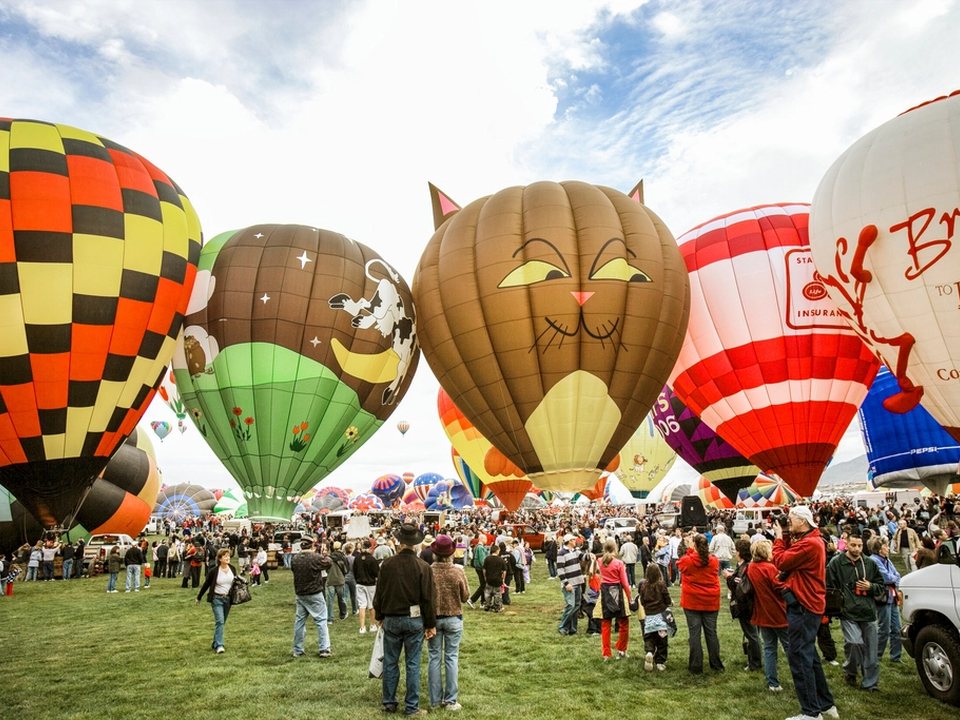 Iconic view of Albuquerque