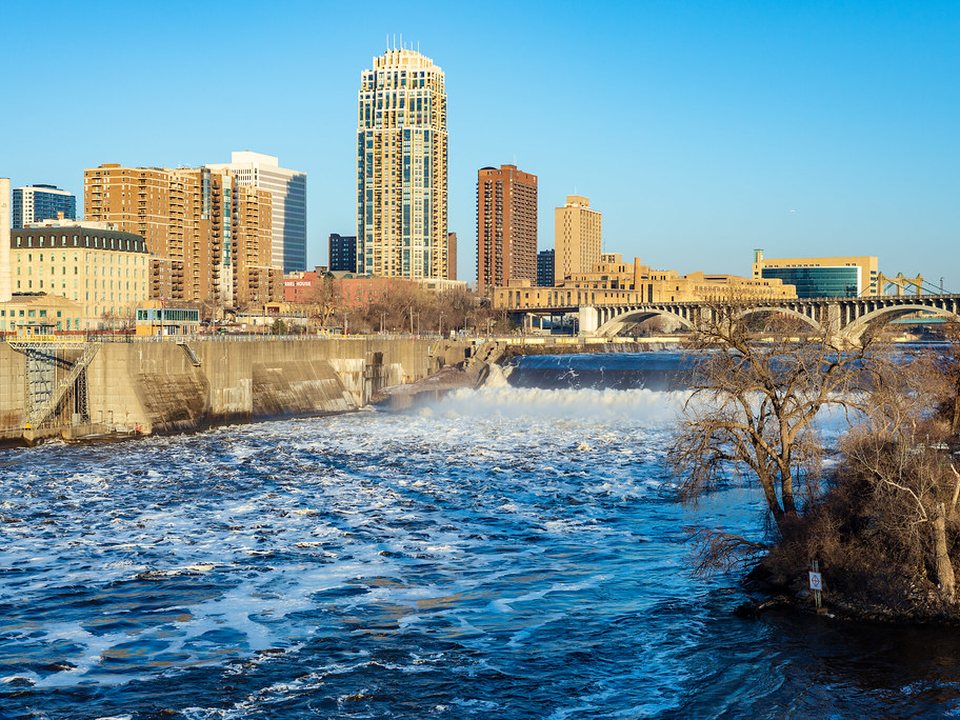 Iconic view of Minneapolis