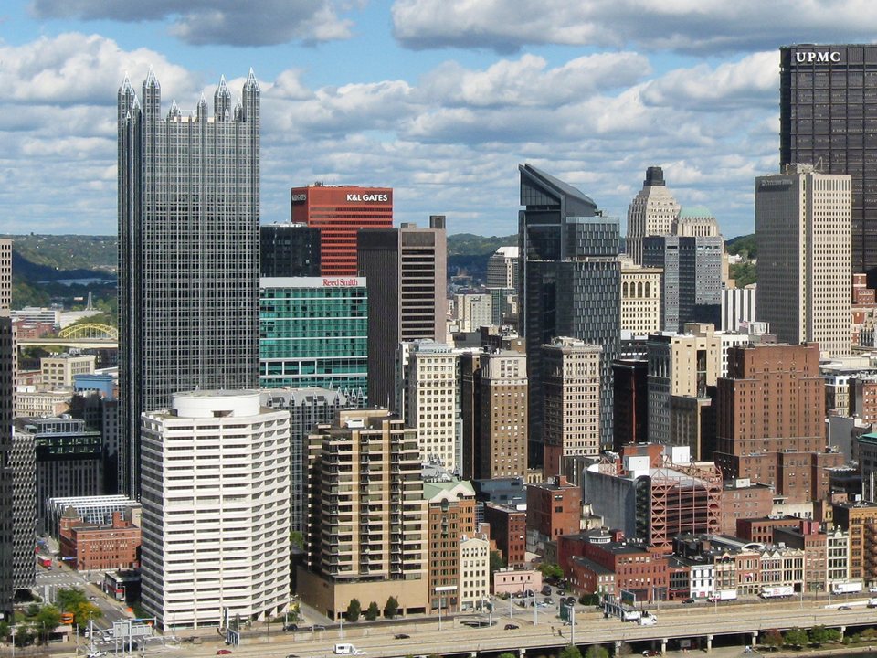Iconic view of Pittsburgh