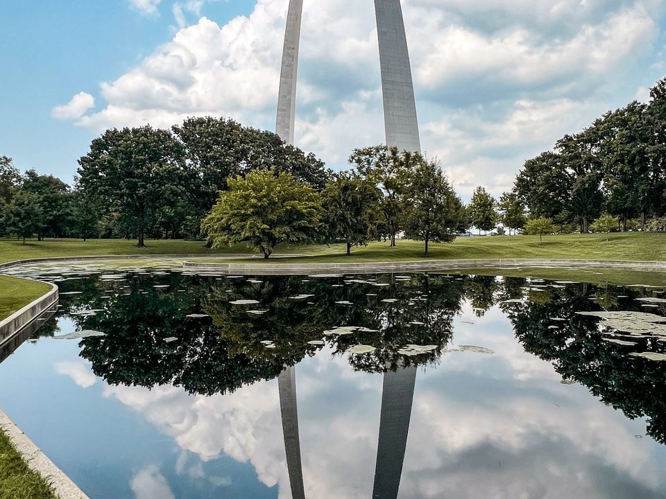 Iconic view of St. Louis